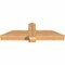 Ekena Millwork Eugene Smooth Timber Gable Bracket, Western Red Cedar, 48"W x 14"H x 5 1/2"D x 5 1/2"F, 7/12 Pitch GBW048X14X0606EUG00SWR - alternate 3
